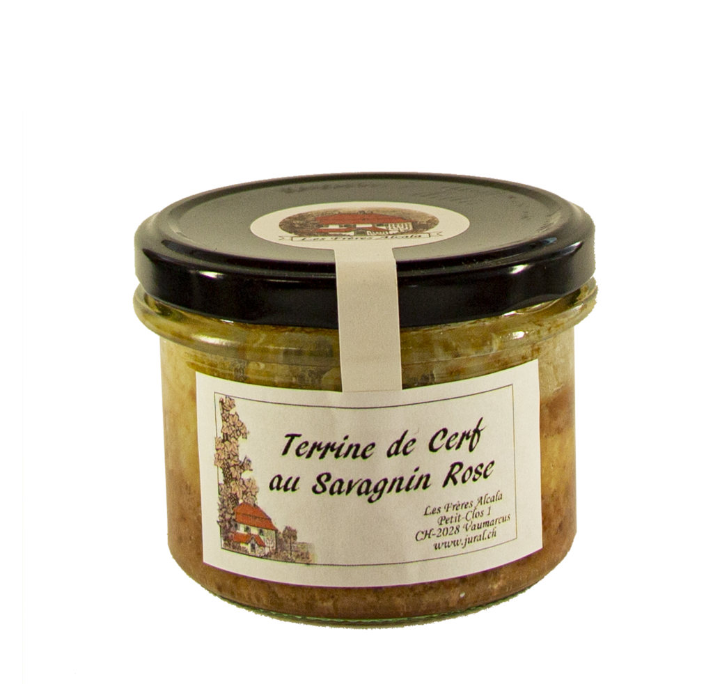 Terrine de cerf au Savagnin rose Au gré des Saveurs