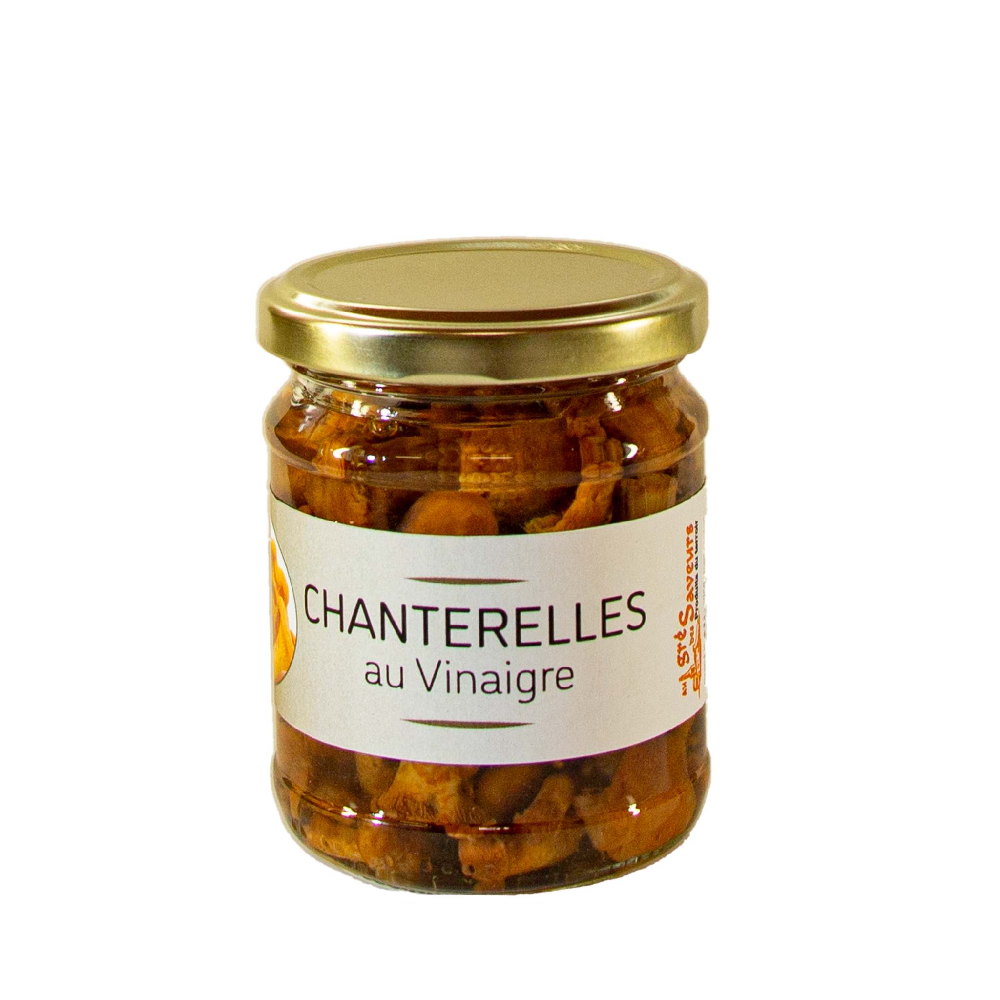 Chanterelles au vinaigre 50g. et 100g. Au gré des Saveurs